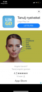Alkalmazás hirdetés - Forrás: szókirakos 2 app, illetve mail.google.com