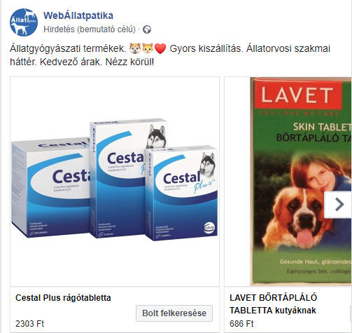 Facebook/Instagram Ads alapmutatók